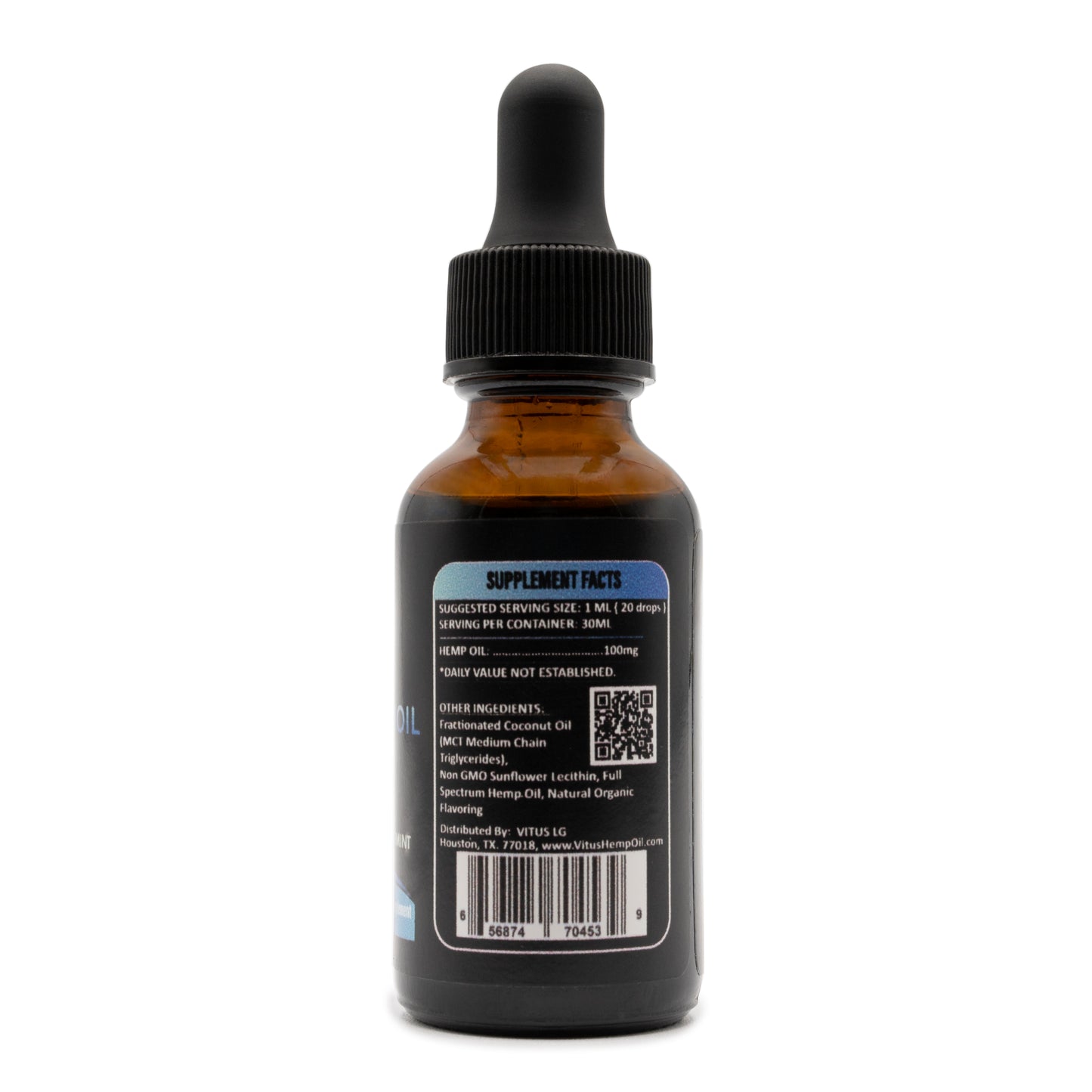 Vitus Hemp Oil 3000mg - Peppermint