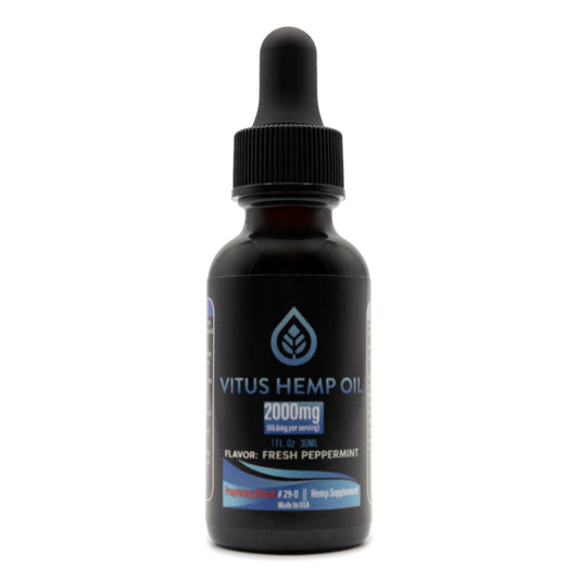 Vitus Hemp Oil 2000mg - Peppermint