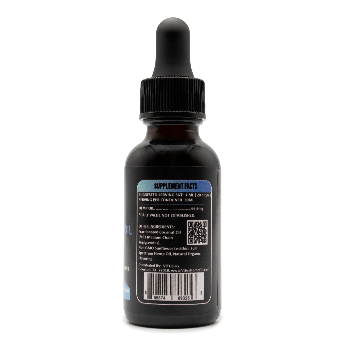 Vitus Hemp Oil 2000mg - Peppermint