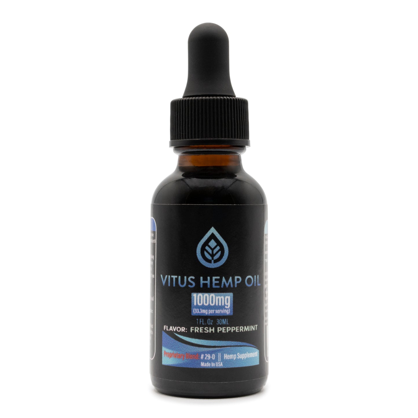 Vitus Hemp Oil 1000mg - Peppermint