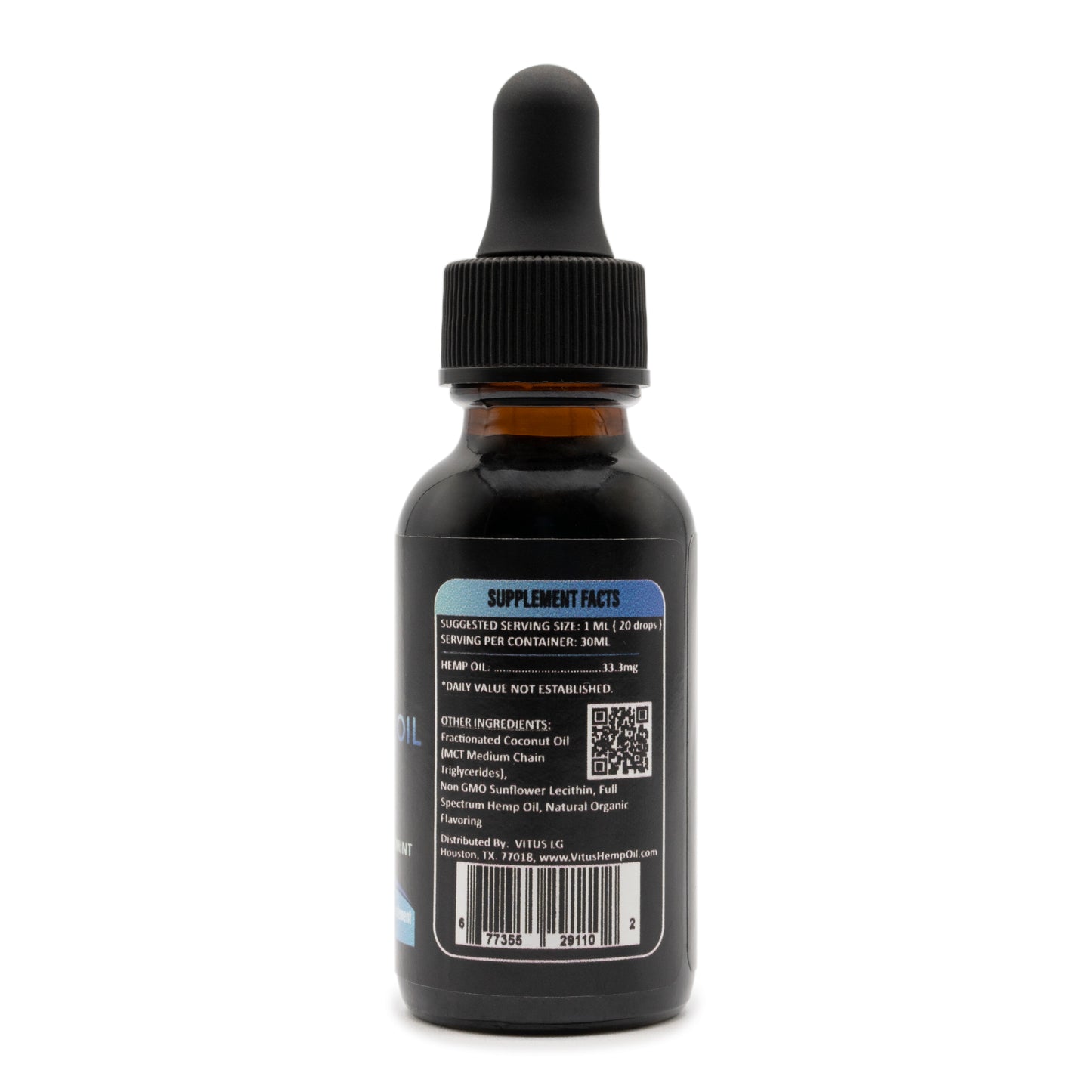 Vitus Hemp Oil 1000mg - Peppermint