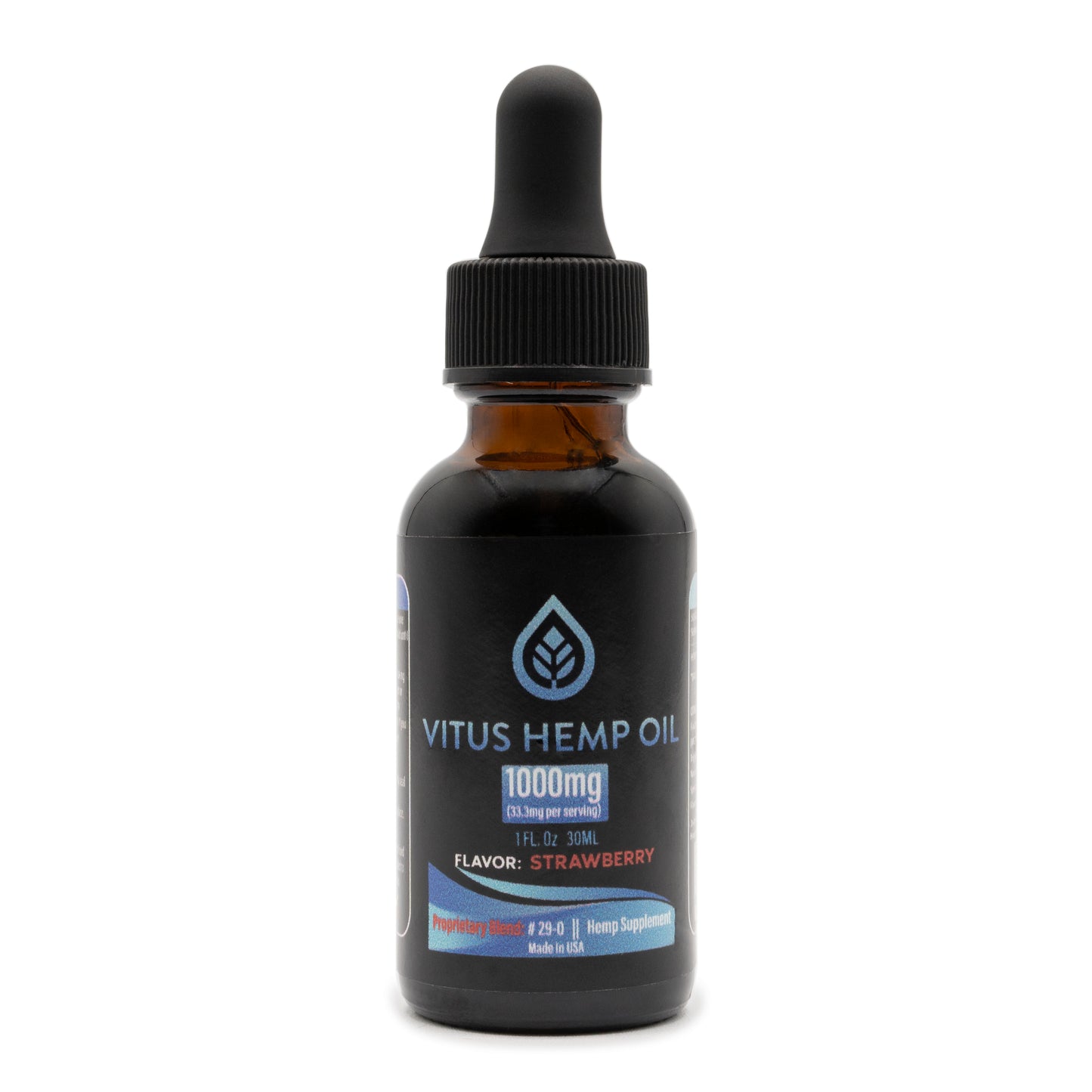 Vitus Hemp Oil 1000mg - Strawberry