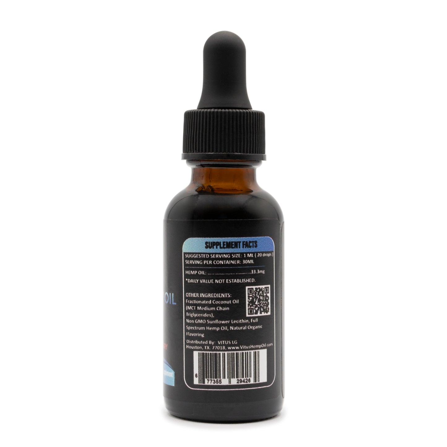 Vitus Hemp Oil 1000mg - Strawberry