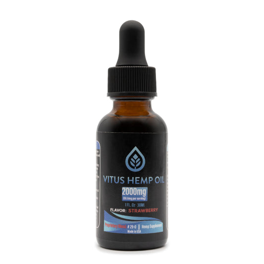 Vitus Hemp Oil 2000mg - Strawberry