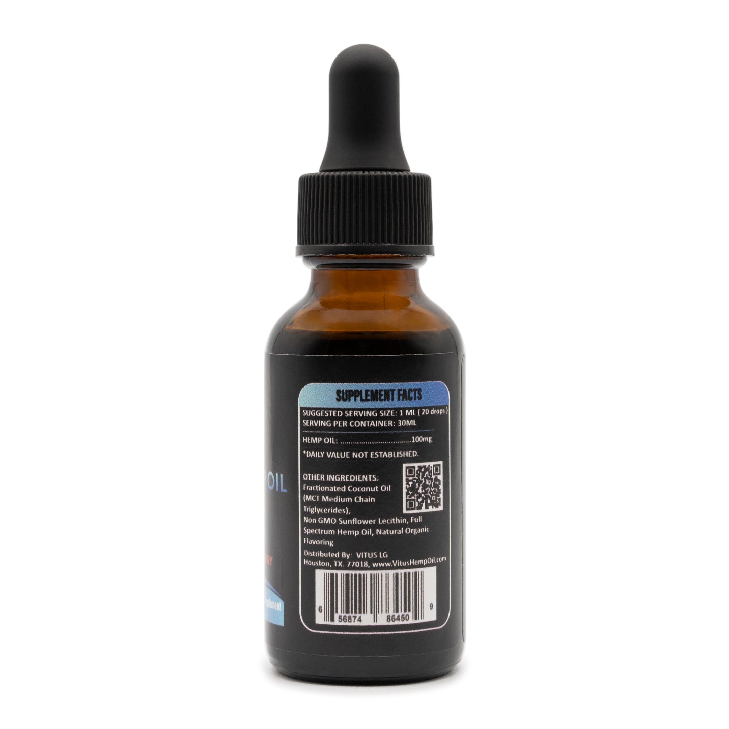 Vitus Hemp Oil 3000mg - Strawberry