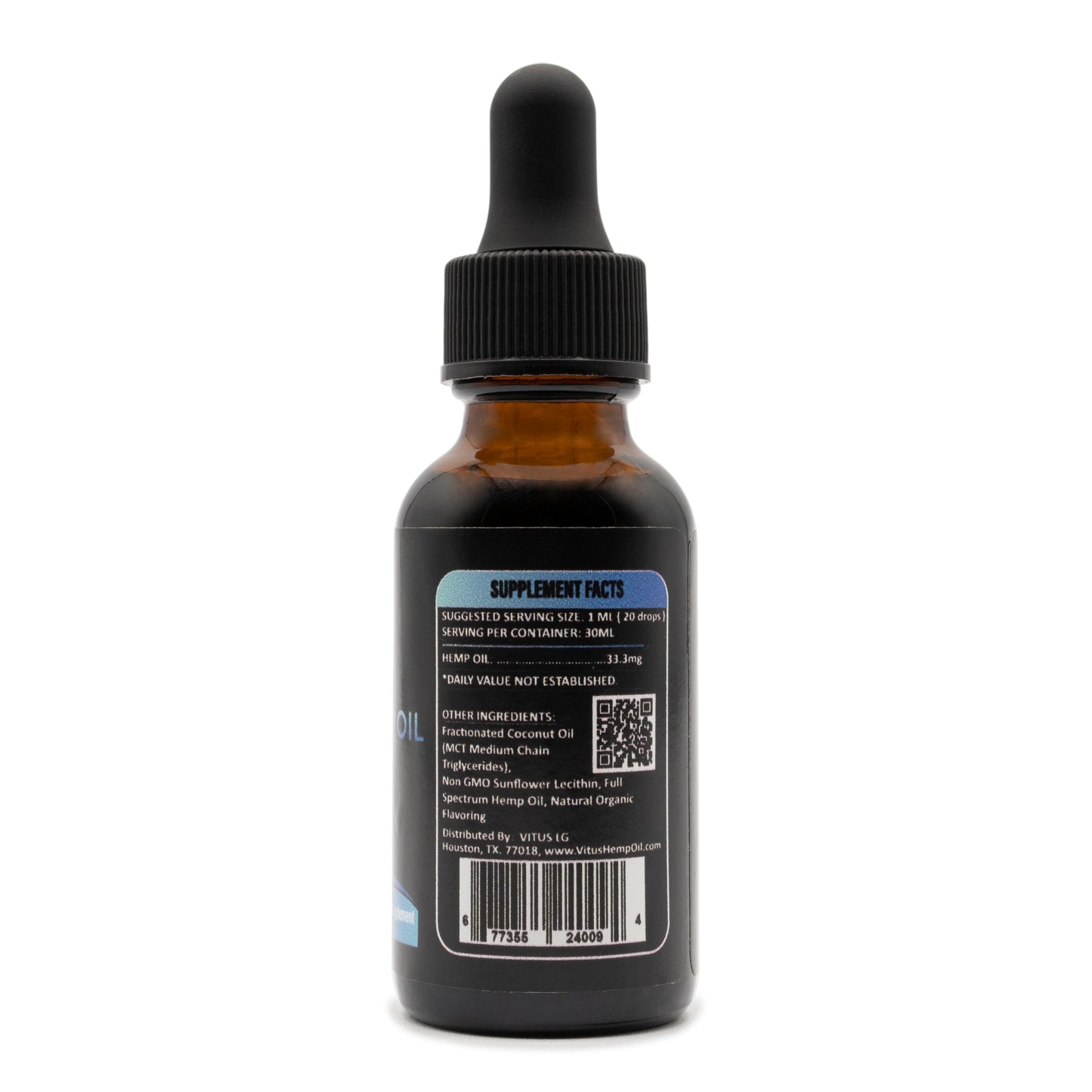 Vitus Hemp Oil 1000mg - Blueberry