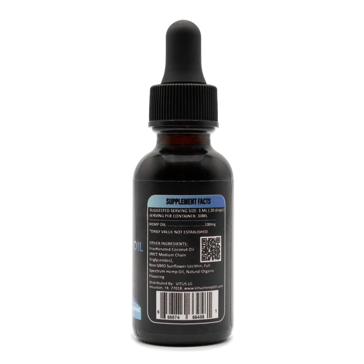 Vitus Hemp Oil 3000mg - Blueberry