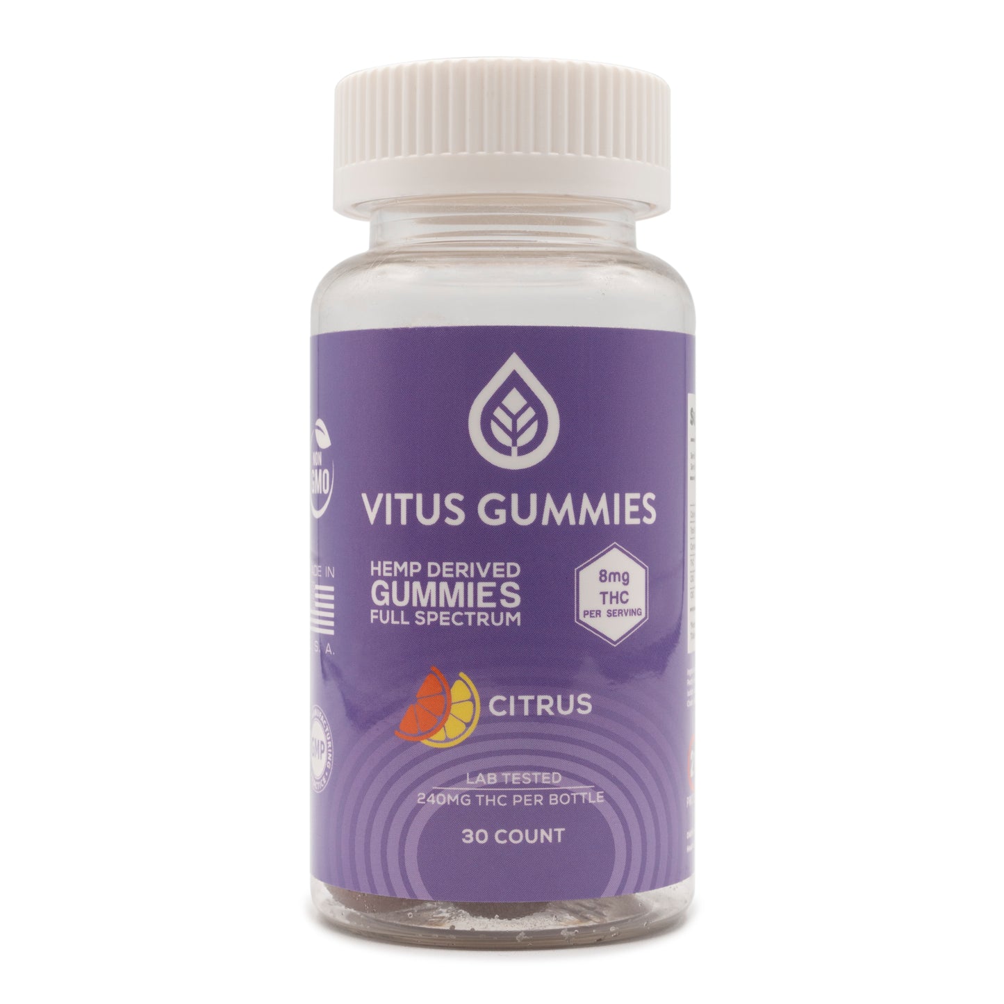 Vitus Hemp Derived Full Spectrum Gummies - Citrus